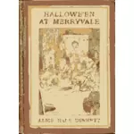 Хэллоуин на Merryvale Книга Обложка векторное изображение